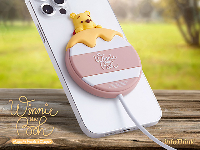 infoThink Winnie the Pooh - Magnetic Wireless Charger