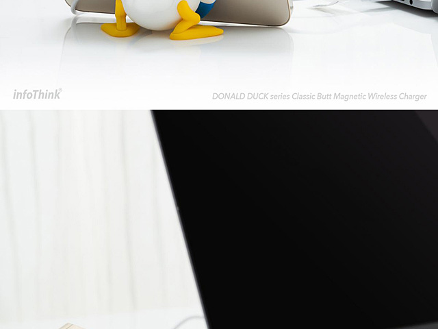 infoThink Donald Duck Butt Magnetic Wireless Charger